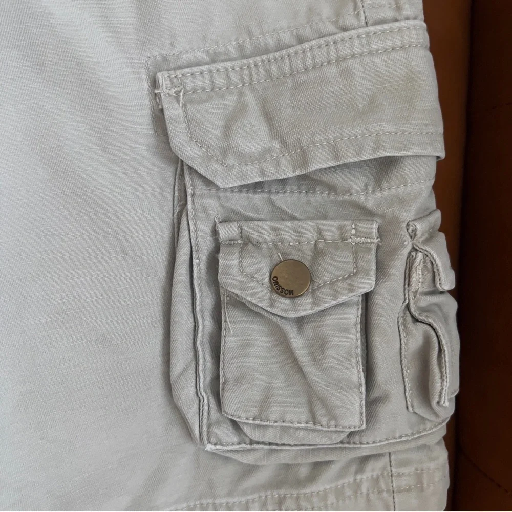 Mossimo Big Kids Boys Size 14 Light Tan Khaki Cargo Utility Shorts NWOT